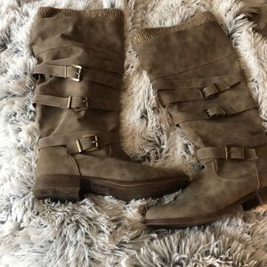 Just Fab grey boots